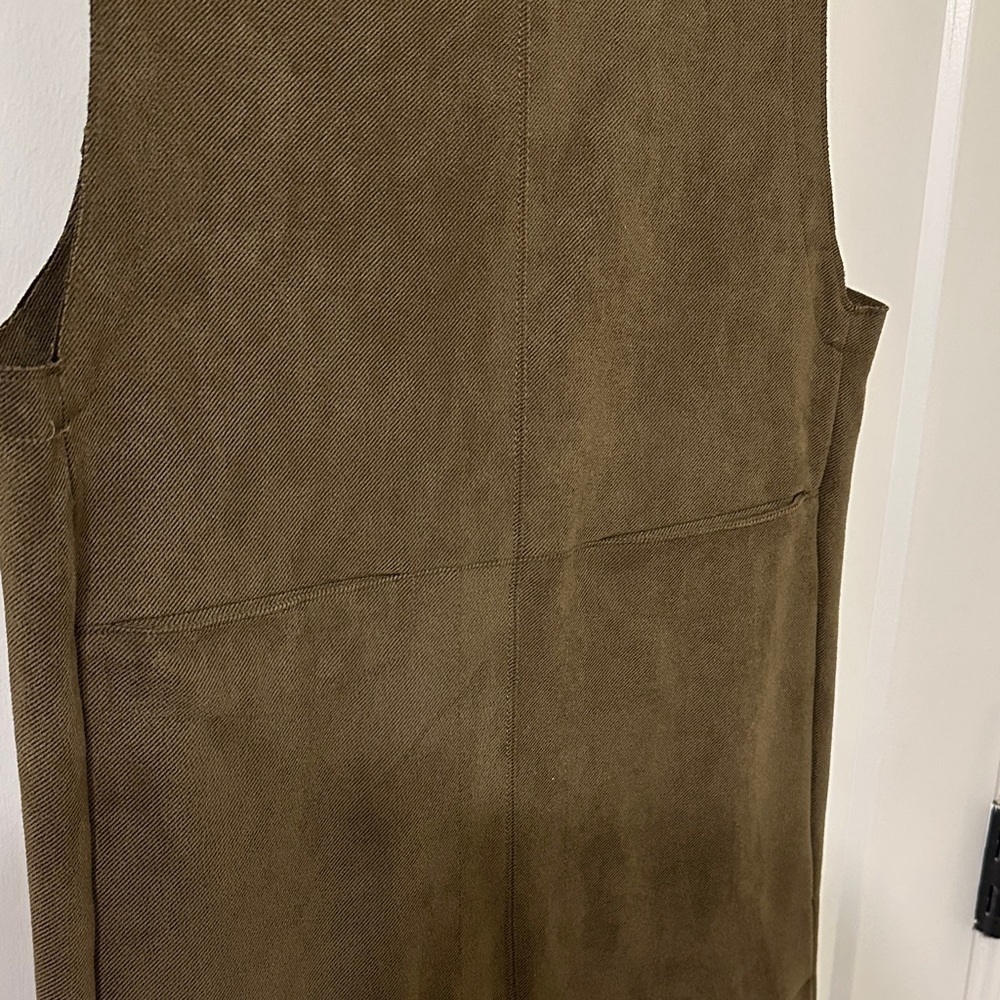 Zara Brown Soft Sleeveless Mini Dress - Picture 3 of 6